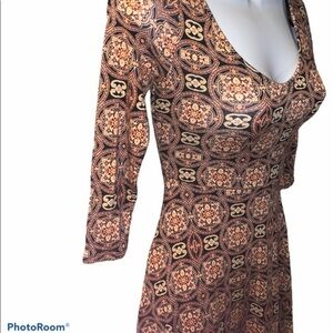 One heart clothing Aztec print skater dress